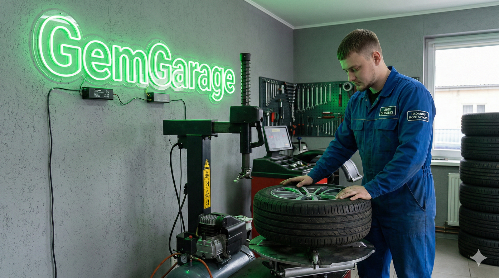 Padangų balansavimas GemGarage servise