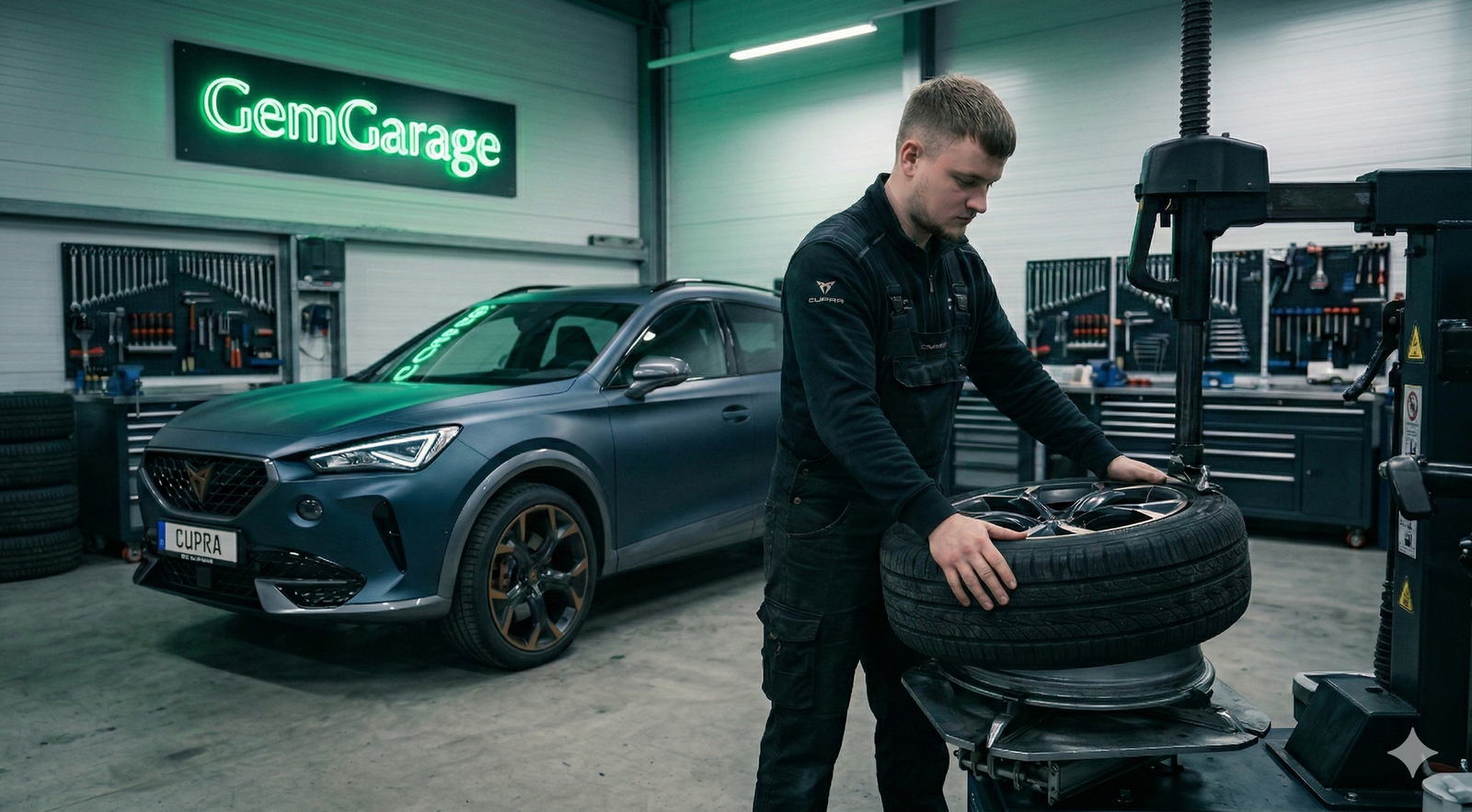 Padangų montavimas servise